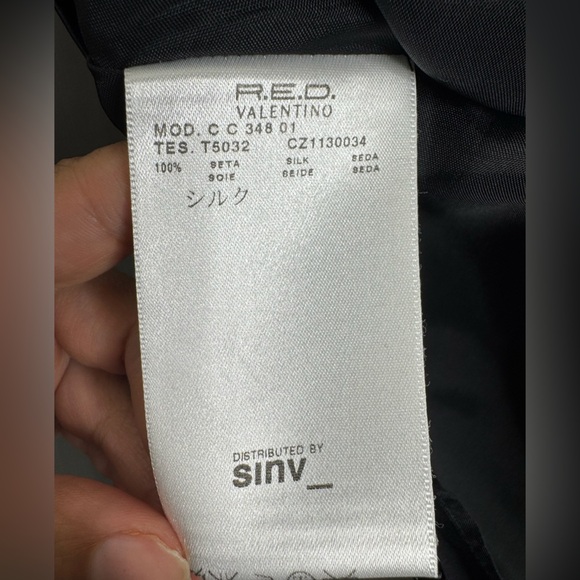 Red Valentino Studded Sleeveles Blouse Silk Top - Picture 8 of 13